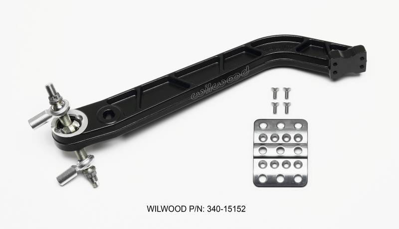 Wilwood 340-15152 Wilwood Retrofit Kit Adj Trubar Brake Pedal - Brake -Rev Swing Mount - 6.25:1