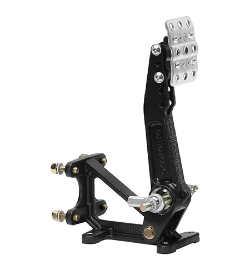 Wilwood 340-16377 Wilwood Adjustable-Trubar Ratio Pedal - Dual MC - Floor Mount - 5.25:1-6:1