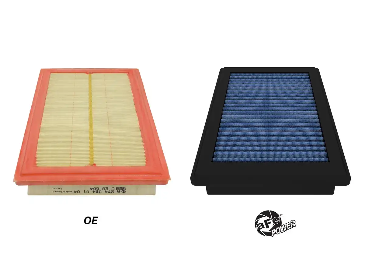 aFe 30-10333 aFe MagnumFLOW OE Replacement Air Filter w/Pro 5R Media 15-18 Mercedes C300 (L4-2.0L Turbo) thumbnail 5