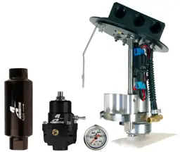 Aeromotive 17353 Aeromotive 11-17 Ford Mustang Drop In Kit (Pump Module/Gauge/Regulator/Filter) - Single 450 LPH