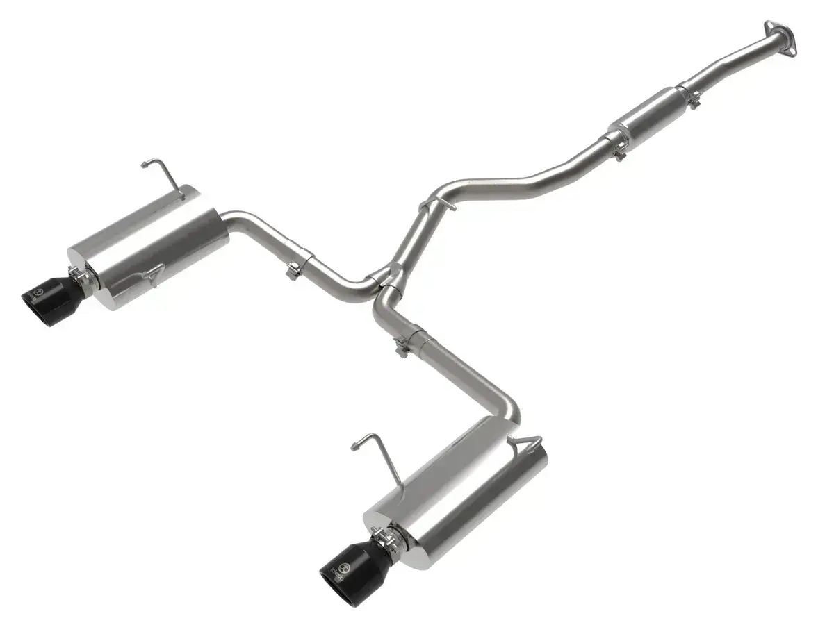 aFe 49-36804-B aFe Subaru Forester XT 14-18 H4-2.5L (t) Takeda 2-1/2in to 2-1/4in 304 SS Cat-Back- Black Tip thumbnail 3