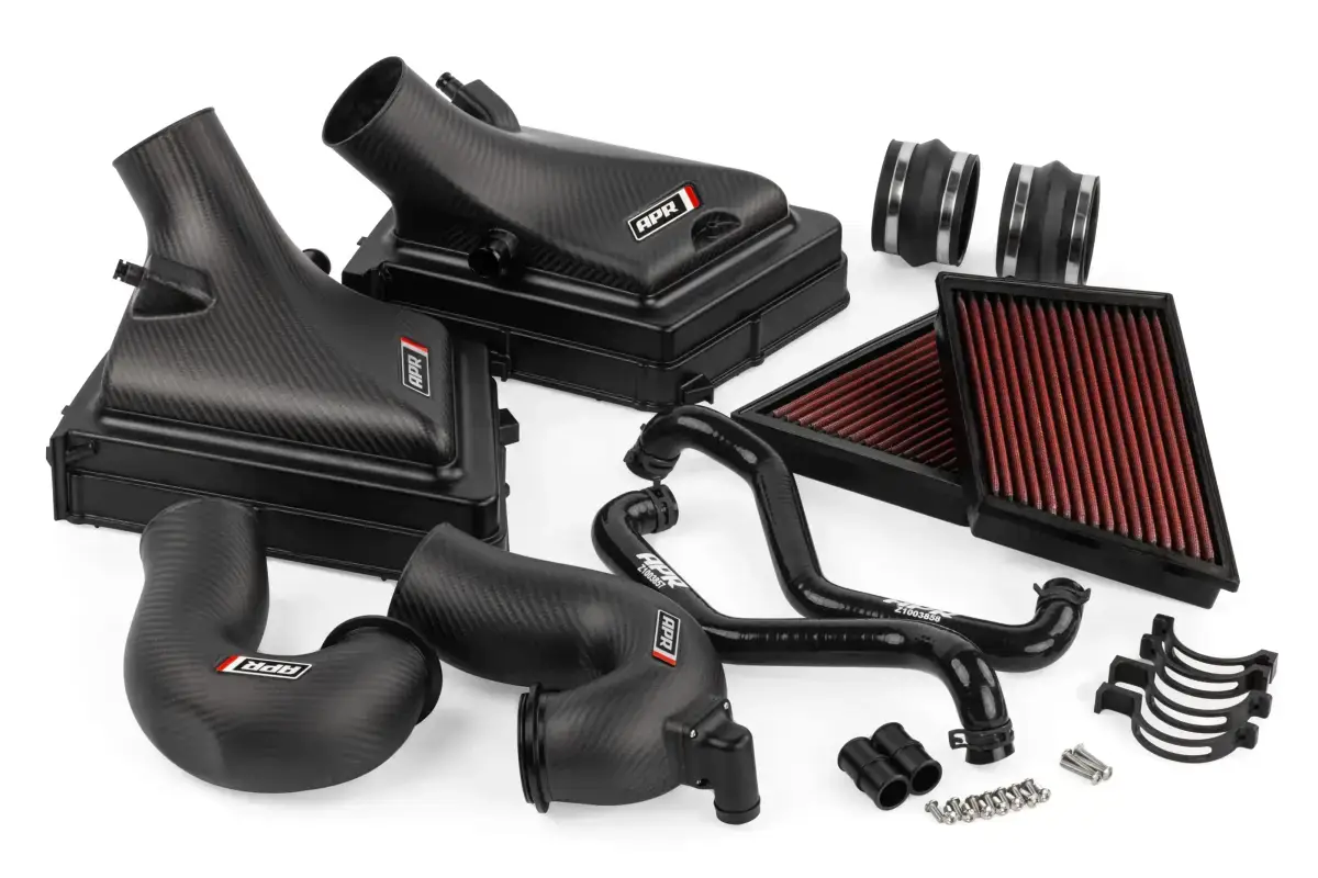 HJQF CI100059 APR Carbon Fiber Intake System w/ Turbo Inlet Pipes - 992 3.0T/3.7T - Fits 2020-2025 Porsche 911 thumbnail 3