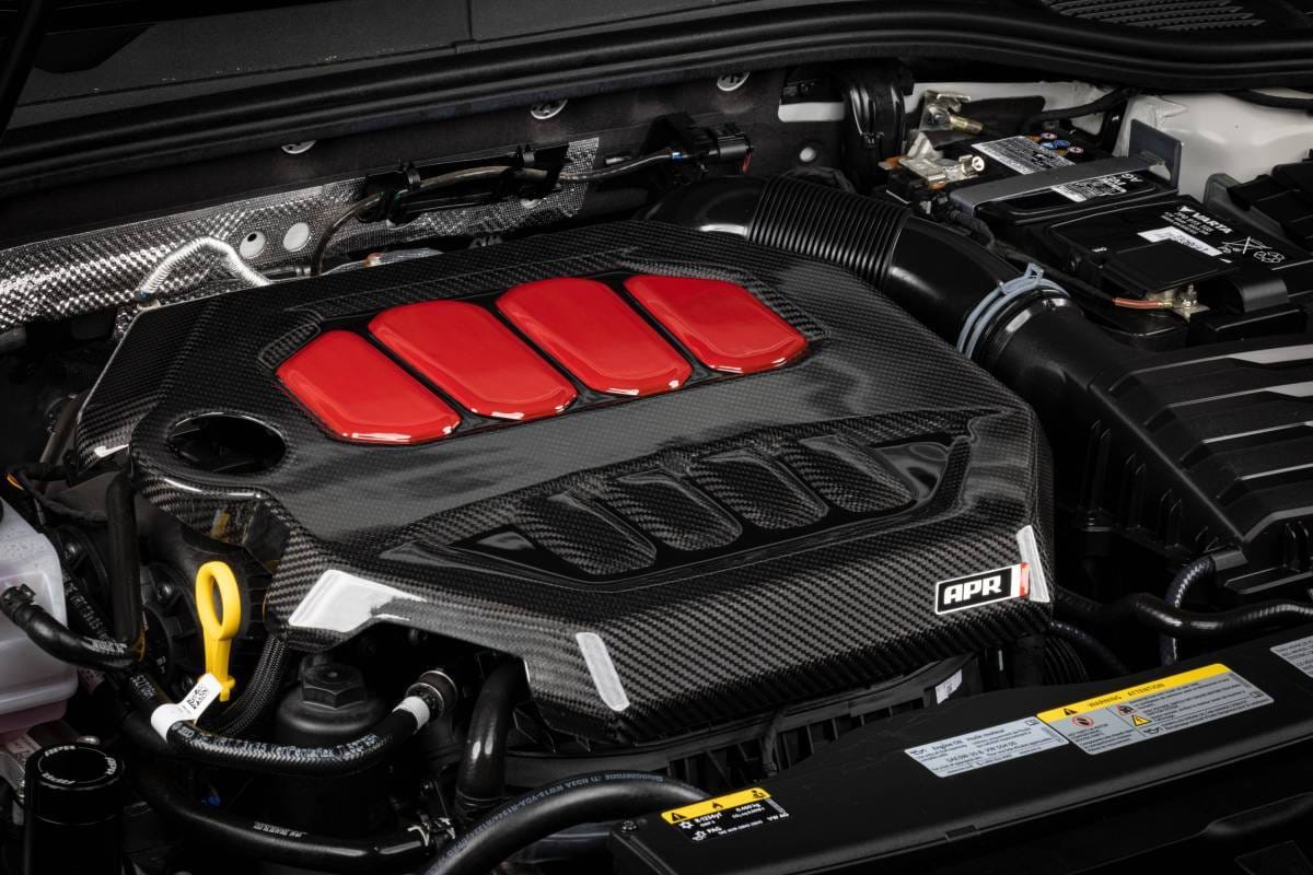 HJQF MS100232 APR Engine Cover - 2.0T EA888.4 - Carbon Fiber - Fits select 2022-2026 Audi, Volkswagen applications