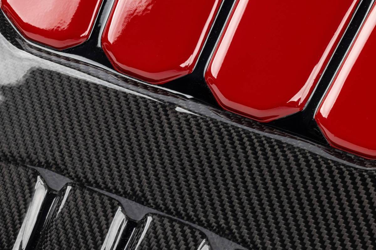 HJQF MS100232 APR Engine Cover - 2.0T EA888.4 - Carbon Fiber - Fits select 2022-2026 Audi, Volkswagen applications thumbnail 7