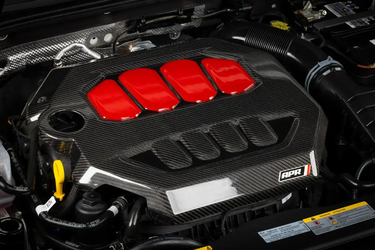 HJQF MS100232 APR Engine Cover - 2.0T EA888.4 - Carbon Fiber - Fits select 2022-2026 Audi, Volkswagen applications thumbnail 11