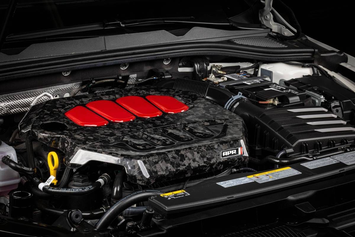HJQF MS100233 APR Engine Cover - 2.0T EA888.4 - Forged Carbon Fiber - Fits select 2022-2026 Audi, Volkswagen applications thumbnail 3