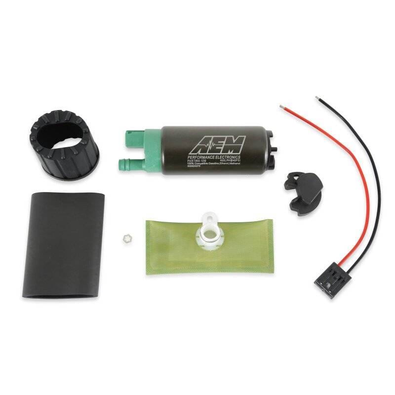 AEM 50-1230 AEM 400 LPH High Flow In-Tank Fuel Pump Kit - Double Barb - Ethanol Compatible