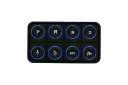 AEM 30-8400 AEM EV 8 Button Keypad CAN Based Programmable Backlighting