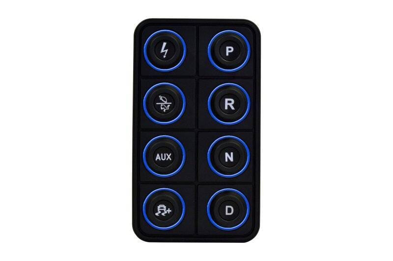 AEM 30-8400 AEM EV 8 Button Keypad CAN Based Programmable Backlighting thumbnail 3