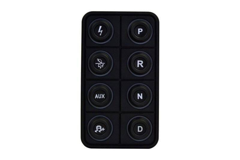 AEM 30-8400 AEM EV 8 Button Keypad CAN Based Programmable Backlighting thumbnail 4