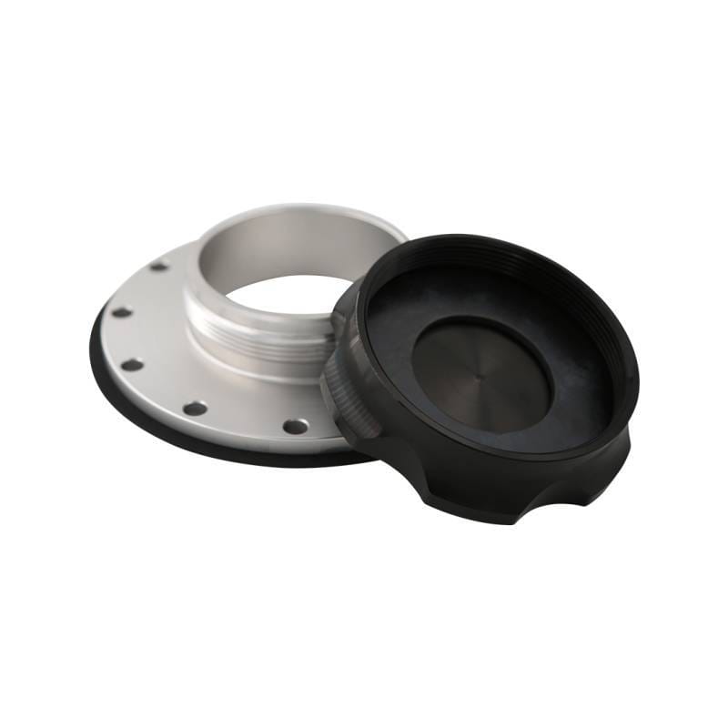 Aeromotive 18730 Aeromotive Fill Cap - Screw-On - 3in - Flanged - 6-Bolt - Black thumbnail 3