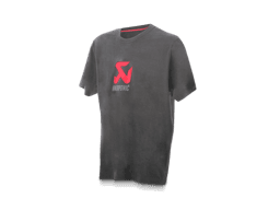 Akrapovic 801224 Akrapovic Mens Logo Grey T-Shirt - 3XL