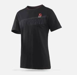 Akrapovic 802043 Akrapovic Mens Corpo T-Shirt Black - M