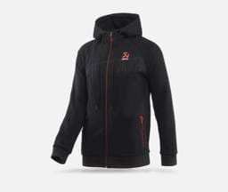 Akrapovic 802057 Akrapovic Mens Corpo Zip Hoodie Black - Large