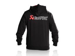 Akrapovic 801748 Akrapovic Mens Akrapovic Logo Black Hoodie - L