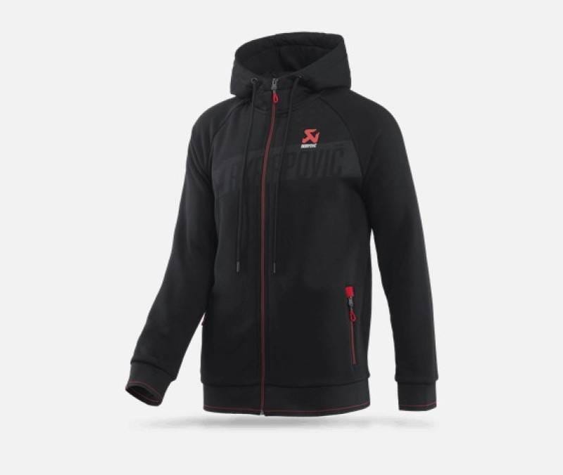 Akrapovic 802057 Akrapovic Mens Corpo Zip Hoodie Black - Large thumbnail 2