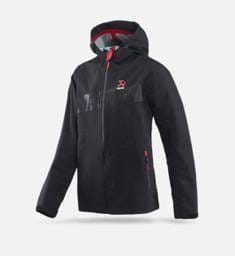Akrapovic 802073 Akrapovic Mens Corpo Rain Jacket Black - 3XL