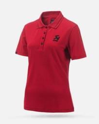 Akrapovic 802151 Akrapovic Womens Corpo Polo Red - Small