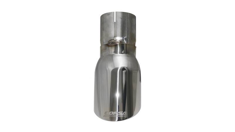 CORSA Performance TK006 Corsa Single Universal 3.0in Inlet / 4in Outlet Polished Pro-Series Tip Kit thumbnail 7