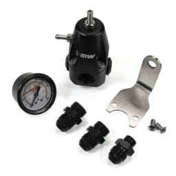 DeatschWerks 6-1000-FRB-88 DeatschWerks DWR1000 AFPR + Pressure Gauge + 8AN Fittings - Anodized Black