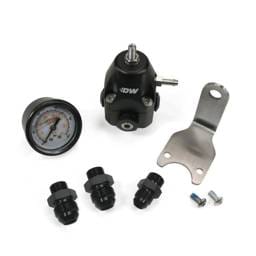 DeatschWerks 6-1002-FRB-86 DeatschWerks DWR1000C AFPR + Pressure Gauge + 6AN & 8AN fittings - Anodized Black