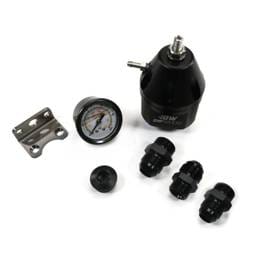 DeatschWerks 6-2000-FRB-1010 DeatschWerks DWR2000 AFPR + Pressure Gauge + 10AN Fittings - Anodized Black