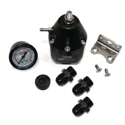 DeatschWerks 6-2000-FRB-108 DeatschWerks DWR2000 AFPR + Pressure Gauge + 10AN & 8AN Fittings - Anodized Black