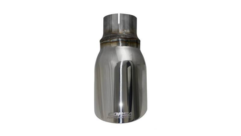 CORSA Performance TK004 Corsa Single Universal 2.5in Inlet / 4in Outlet Polished Pro-Series Tip Kit thumbnail 7