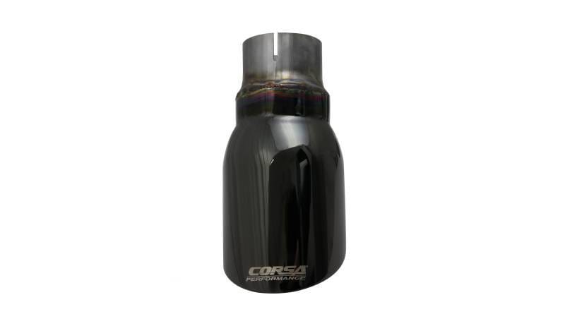 CORSA Performance TK004BLK Corsa Single Universal 2.5in Inlet / 4in Outlet Black PVD Pro-Series Tip Kit thumbnail 3