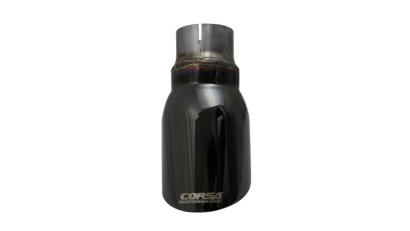 CORSA Performance TK004BLK Corsa Single Universal 2.5in Inlet / 4in Outlet Black PVD Pro-Series Tip Kit thumbnail 7