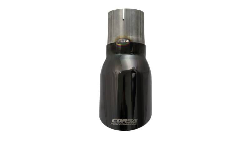 CORSA Performance TK005BLK Corsa Single Universal 2.75in Inlet / 4in Outlet Black PVD Pro-Series Tip Kit thumbnail 3