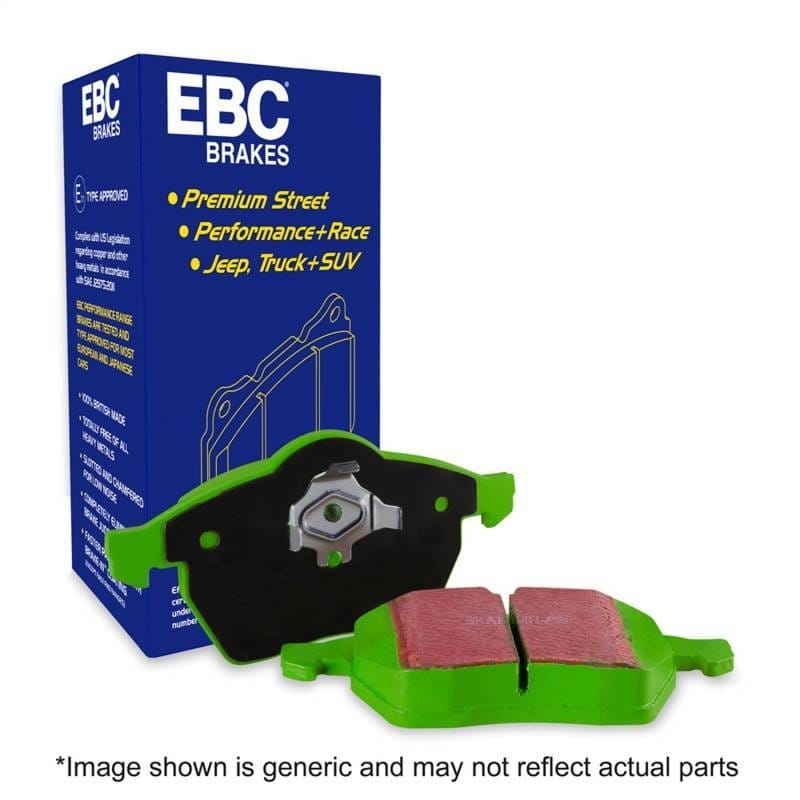 EBC Brakes DP21117 EBC 98-99 Volkswagen Beetle 2.0 Greenstuff Front Brake Pads - Fits 1998-1999 Volkswagen Beetle thumbnail 10