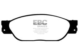 EBC Brakes DP21220/2 EBC Brakes Greenstuff 2000 Series Sport Pads - Fits 2003-2006 Jaguar S-Type, XJ8