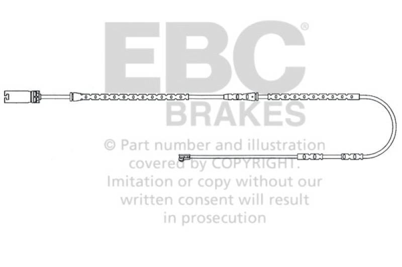EBC Brakes EFA135 EBC 2010-2012 BMW 335xDrive 3.0L Twin Turbo (E92) Front Wear Leads - Fits 2010-2012 BMW 335i xDrive