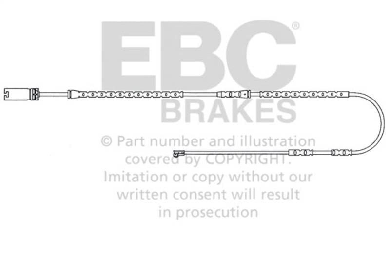 EBC Brakes EFA135 EBC 2010-2012 BMW 335xDrive 3.0L Twin Turbo (E92) Front Wear Leads - Fits 2010-2012 BMW 335i xDrive thumbnail 3