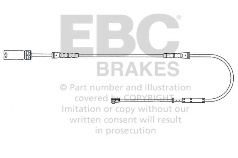 EBC Brakes EFA136 EBC 2010-2013 BMW 128 3.0L Front Wear Leads - Fits 2010-2013 BMW 128i
