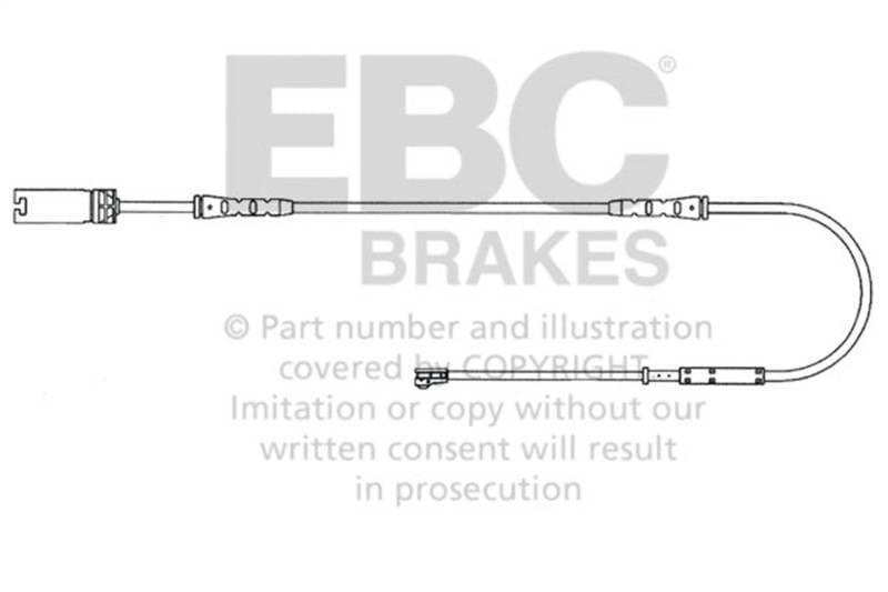 EBC Brakes EFA136 EBC 2010-2013 BMW 128 3.0L Front Wear Leads - Fits 2010-2013 BMW 128i thumbnail 3
