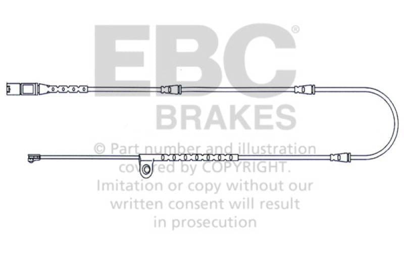 EBC Brakes EFA141 EBC 2010-2014 BMW X5 4.4L Twin Turbo Front Wear Leads - Fits 2010-2014 BMW X5, X6