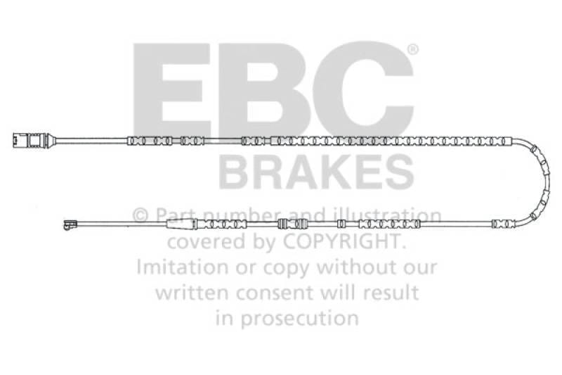 EBC Brakes EFA145 EBC 2010-2016 BMW Z4 3.0L (E89) Rear Wear Leads - Fits 2011-2016 BMW Z4