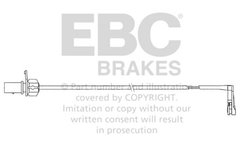 EBC Brakes EFA156 EBC 2011 Audi A6 2.0L Turbo Rear Wear Leads - Fits 2012-2018 Audi A6 Quattro, A7 Quattro thumbnail 3