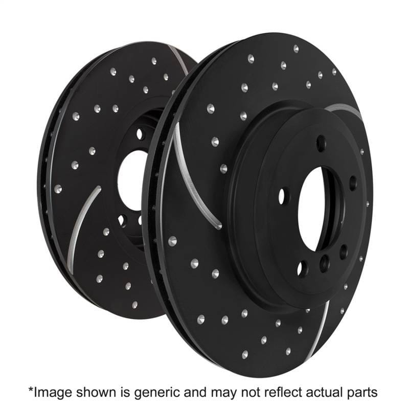 EBC Brakes GD1597 EBC Brakes GD Sport Dimpled and Slotted Rotors - Fits 2006-2010 Jaguar S-Type, XF, XJ8 thumbnail 3