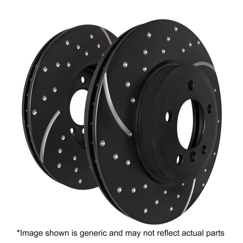 EBC Brakes GD1724 EBC 10-13 Land Rover Range Rover Sport 5.0 Supercharged GD Sport Rear Rotors - Fits 2010-2013 Land Rover Range Rover Sport