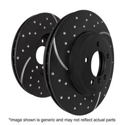 EBC Brakes GD7789 EBC 05-11 Mercedes-Benz CLS550 (C219) GD Sport Slotted and Dimpled Front Rotors - Fits 2006-2011 Mercedes-Benz CLS550, CLS500