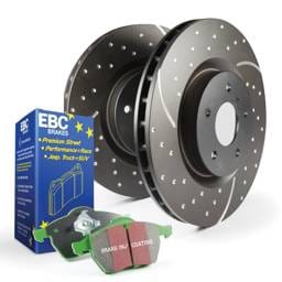 EBC Brakes S10KF1335 EBC S10 Brake Pad and Rotor Kit - Fits 2011-2016 Mini Cooper Countryman, Cooper Paceman