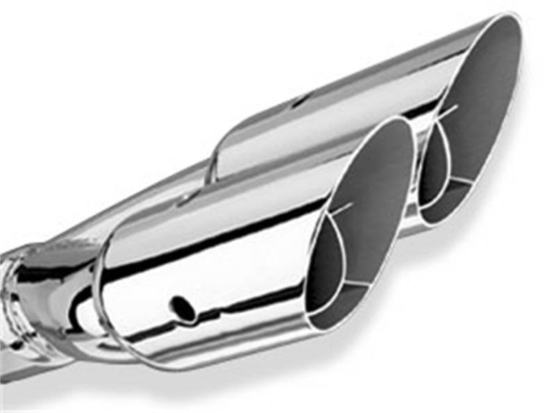 Borla 20213 Borla Universal Polished Tip Dual Round Angle-Cut Intercooled (inlet 2 1/2in. Outlet 3in) *NO Return thumbnail 3