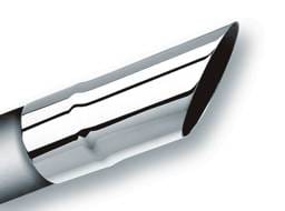 Borla 20106 Borla Universal Polished Tip Single Round Angle-Cut (inlet 2 1/4in. Outlet 2 1/4in)