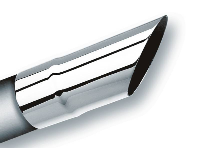 Borla 20106 Borla Universal Polished Tip Single Round Angle-Cut (inlet 2 1/4in. Outlet 2 1/4in)