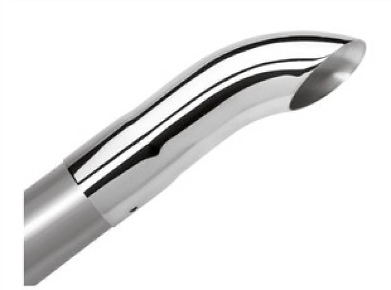 Borla 20109 Borla Universal Polished Tip Single Round Turndown/Turnout (inlet 2 1/4in. Outlet 2 1/4in)