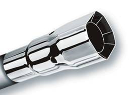 Borla 20112 Borla Universal Polished Tip Single Square Intercooled (inlet 2 1/4in. Outlet 2 1/2 x 2 3/4in) *NO R