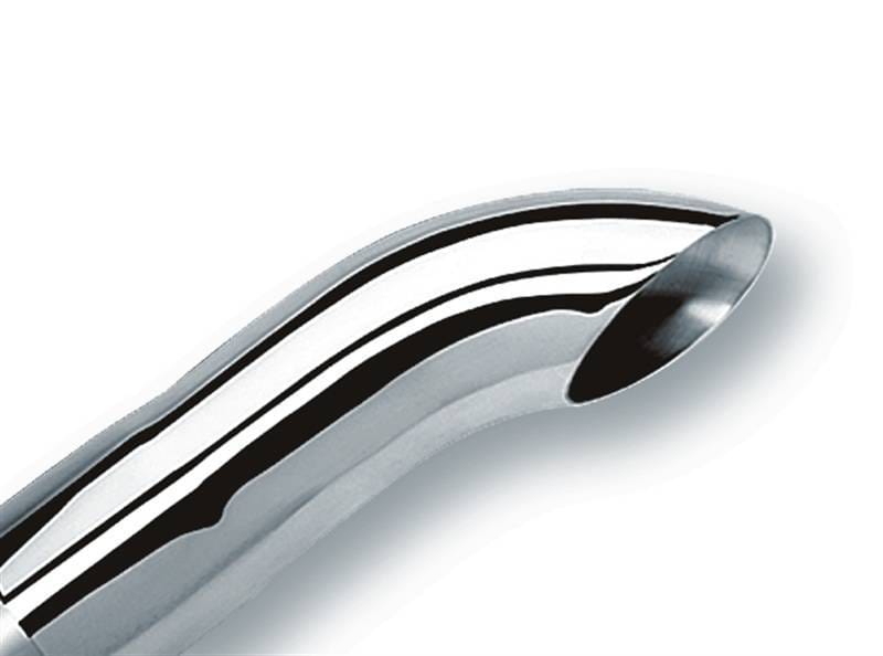 Borla 20140 Borla Universal Polished Tip Single Round Turndown/Turnout (inlet 3in. Outlet 3in) *NO Returns* thumbnail 3